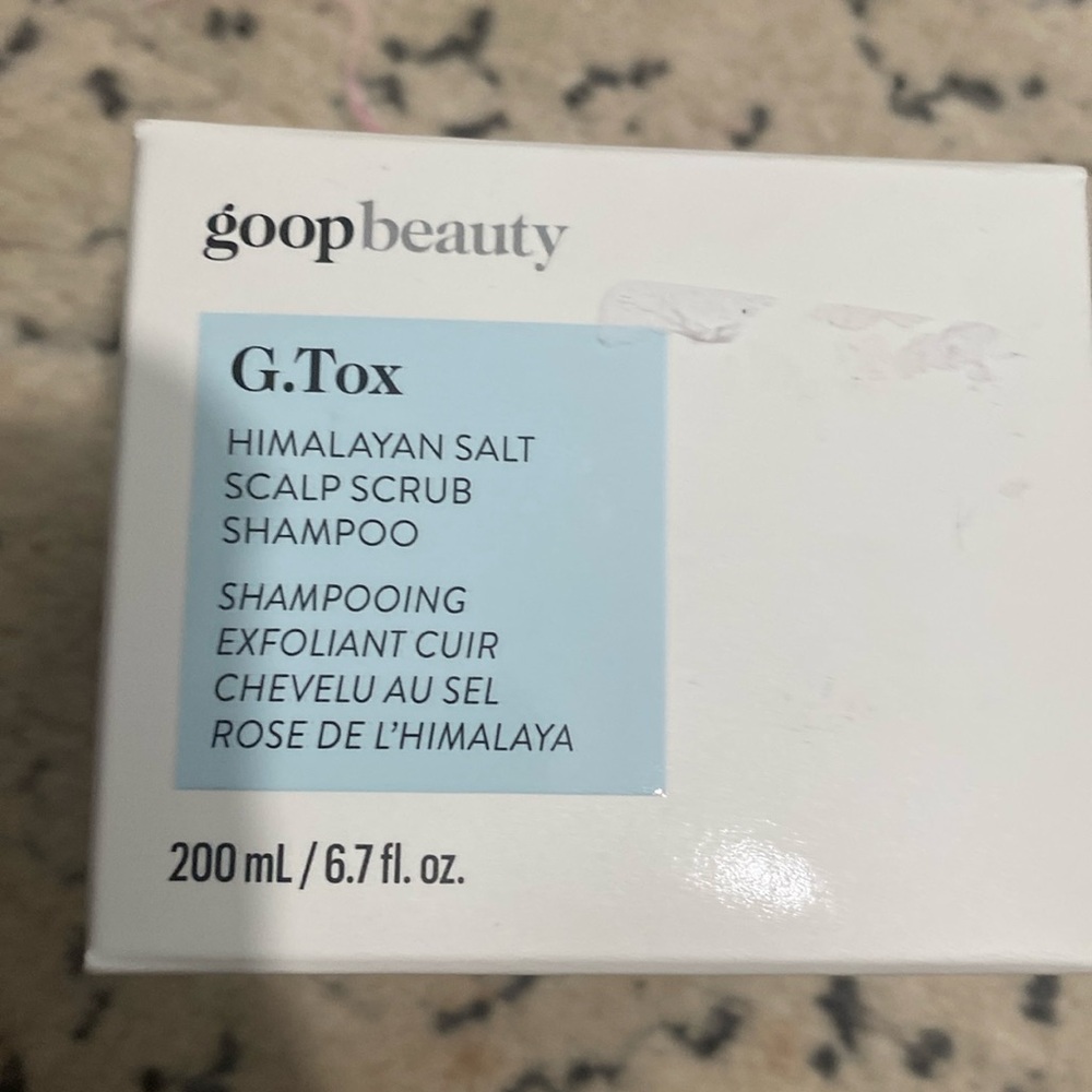 Goop beauty salt scrub shampoo
